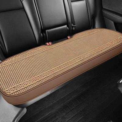 Seat cushion, seat cover, Ice Silk Car Seat Cushion - brown-all-inclusive-rear-row