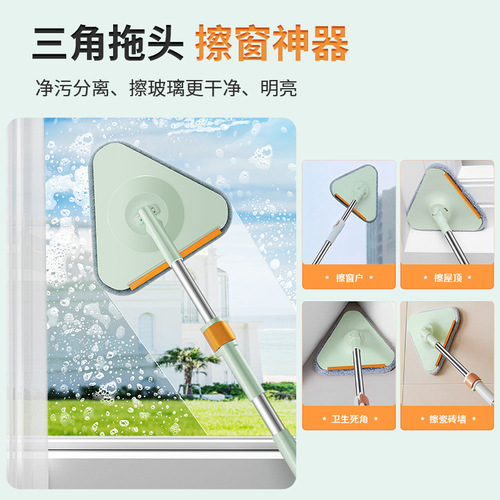 Hand wash-free spin mop, wet and dry flat mop, lazy mop, household absorbent mop with bucket, wholesale