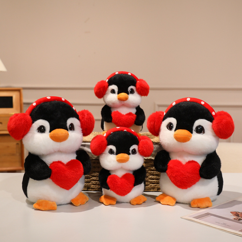 Círculos animados con auriculares muñecas juguetes de peluche muñecas de amor niñas acompañadas muñecas de tela tranquilizadora