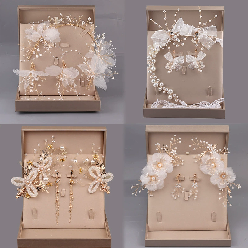 Свадебный головной убор аксессуары свадебное платье фея красоты костюм из трех частей Корейская свадьба принцесса пара заколка для волос Mori ювелирные изделия независимая станция