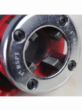 ♔手动小型套丝机手持式镀锌管开牙水管绞丝轻型消防管套丝工