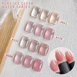 Nail Gel Nail Art 2024 New White Water Nail Gel suit Nail Art Shop Special Phototherapy Gel Net Popular Color