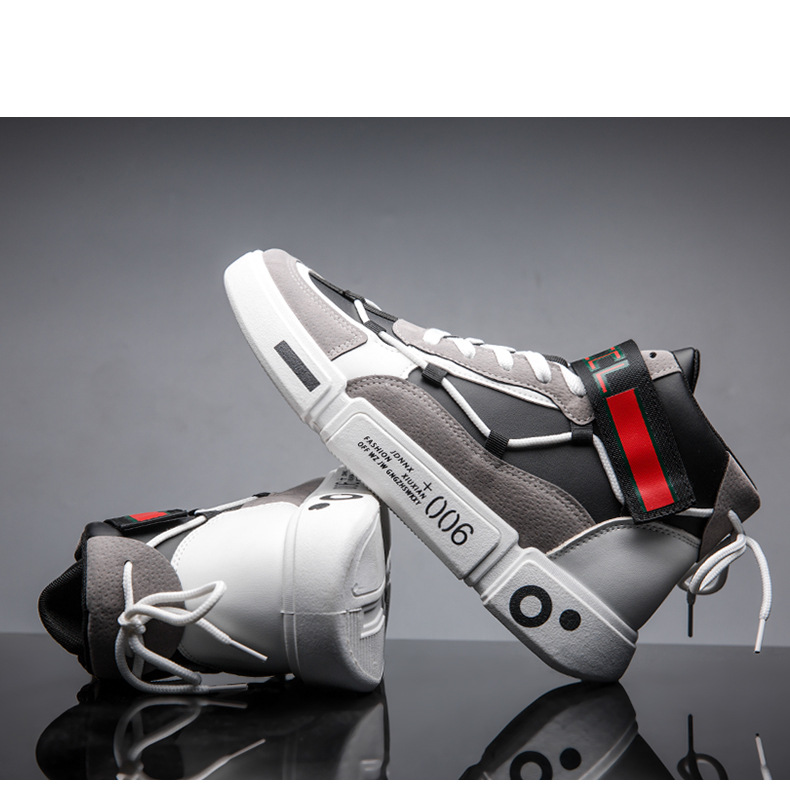Hoge top herenschoenen zomer nieuwe casual sport Koreaanse versie trendy mode alle match heren groothandel_voghion.com