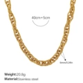 XL76G Gold Necklace