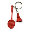 Metal realistic racket for badminton, keychain, box, Birthday gift