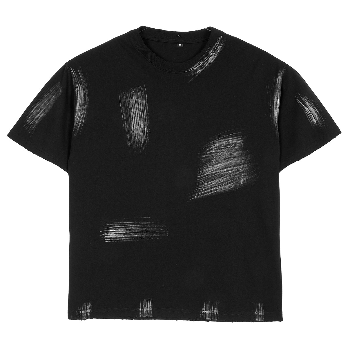 ETAI Hombre| 280g pesado algodón americano camiseta retro marca de moda hombre callejera feng shui lavado suelto hombre mangas cortas