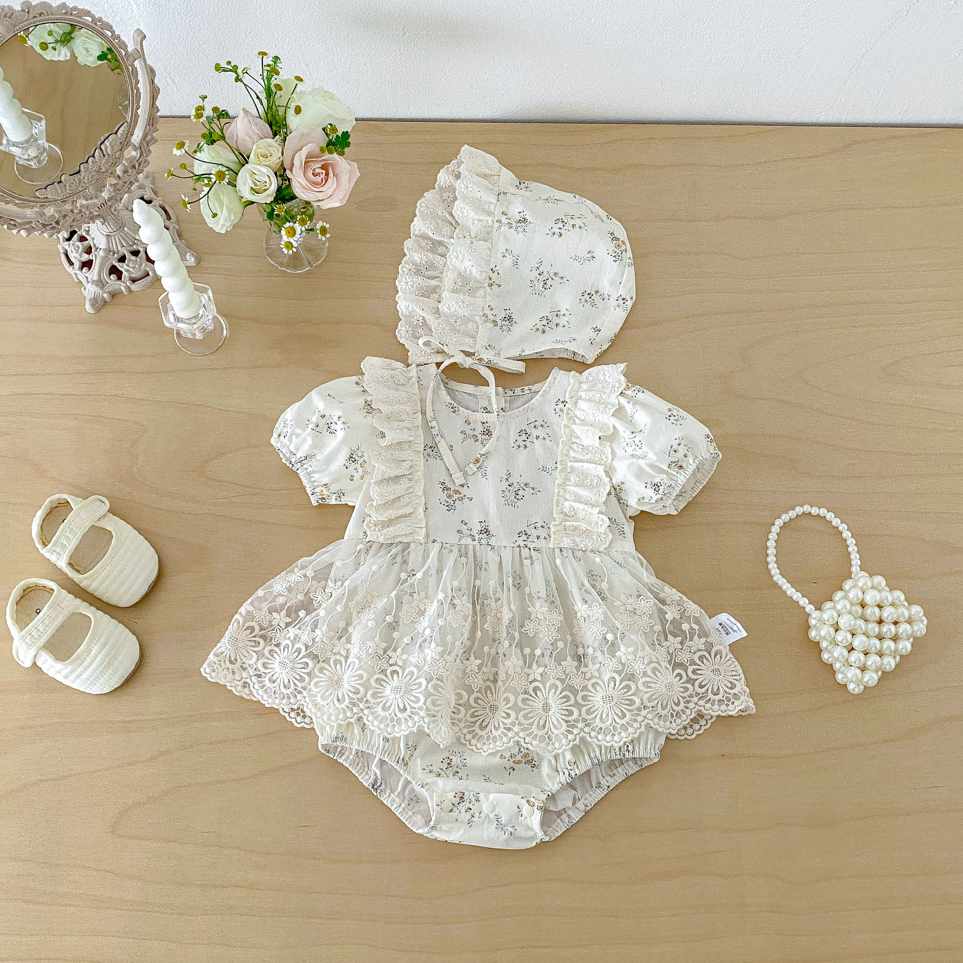 Children's summer thin bodysuit girl's