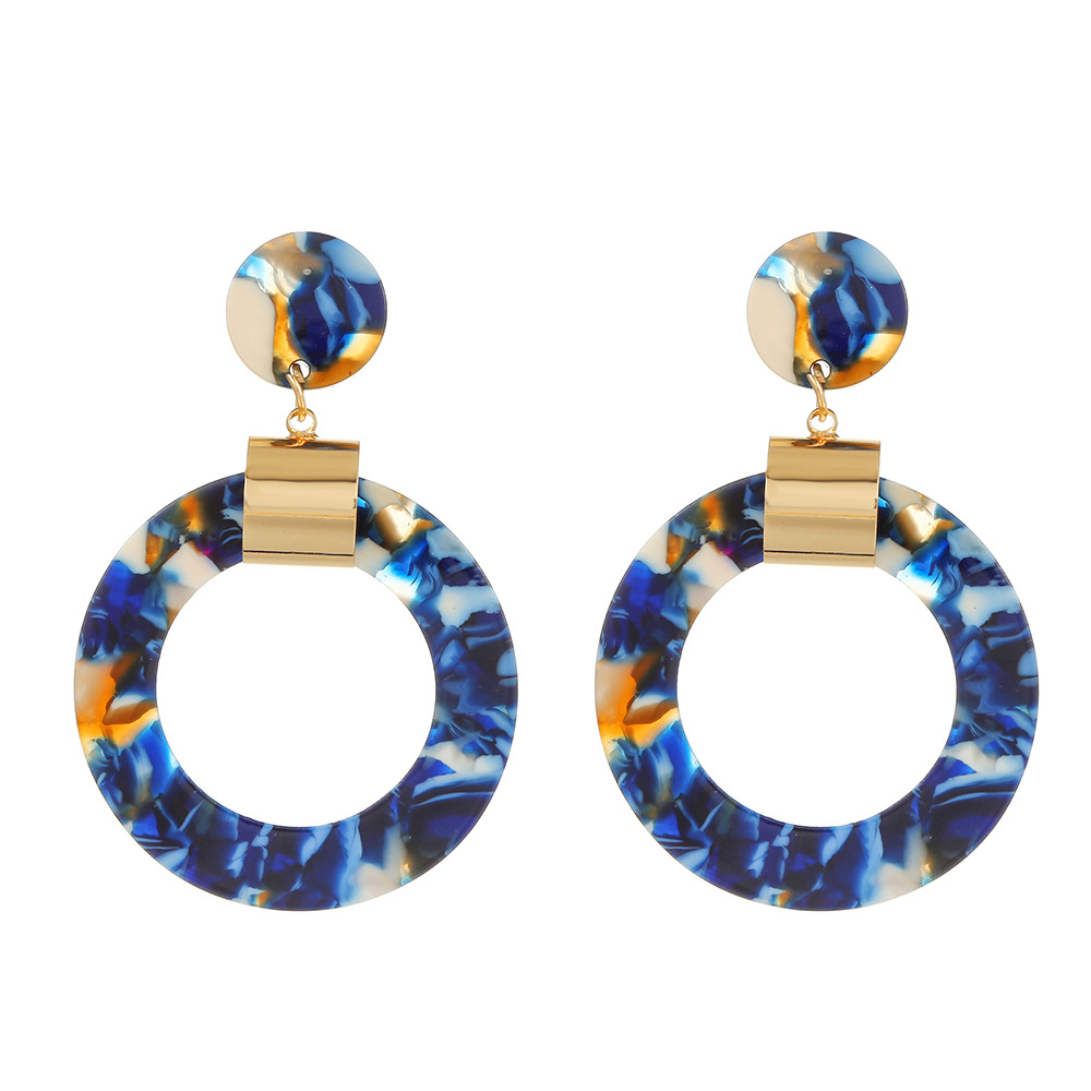 1 Pair Fashion Geometric Acetic acid sheets Stoving Varnish Womenu0027S Drop Earrings