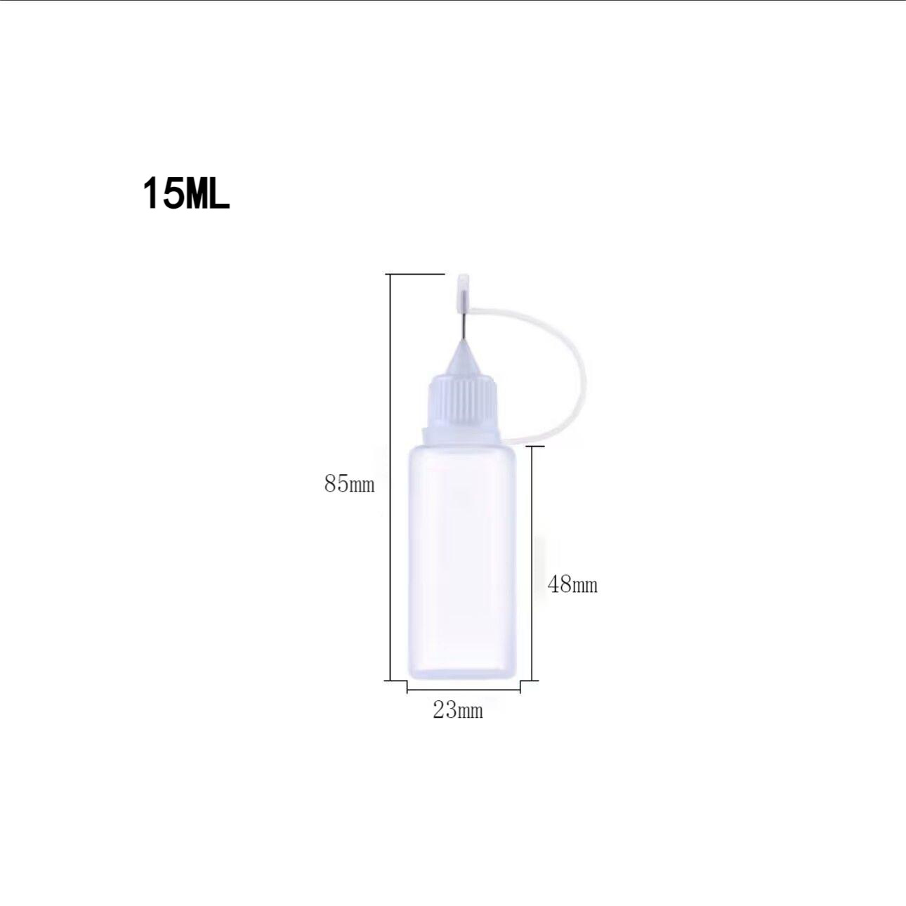 ニードルボトルスポット卸売 10 ミリリットルタトゥー液体クリームスクイズボトル黒遮光ボトル 30 ミリリットルスモークオイルネイルリムーバーボトル