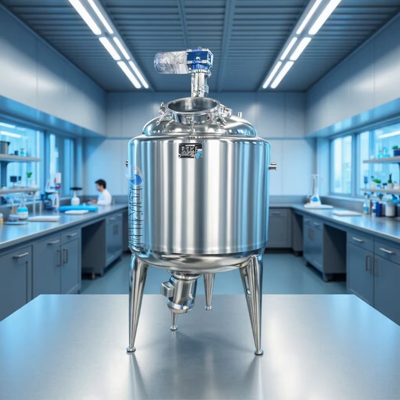加热搅拌罐 液体膏体分散缸 供应不锈钢搅拌桶 立式储料罐