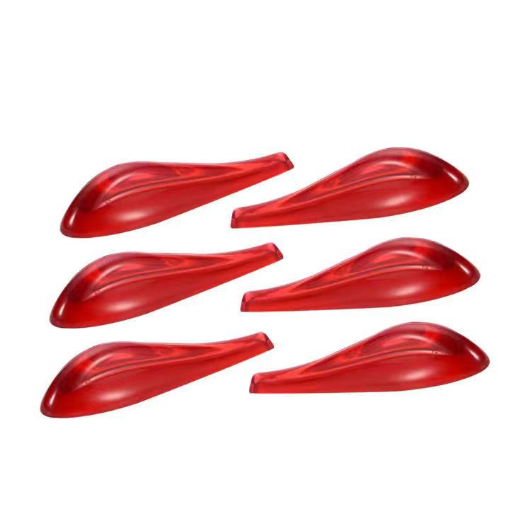 Tira de parachoques del coche spoiler drenaje Mute rectificador reducción de ruido parachoques pegatina faro pegatina modificación reducir el viento image 7