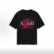 外贸眼镜蛇字母logo印花高街AM1R家跨境休闲短袖