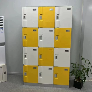 浴室塑料更衣柜员工柜ABS储物柜健身房更衣室塑料柜移动现代简约