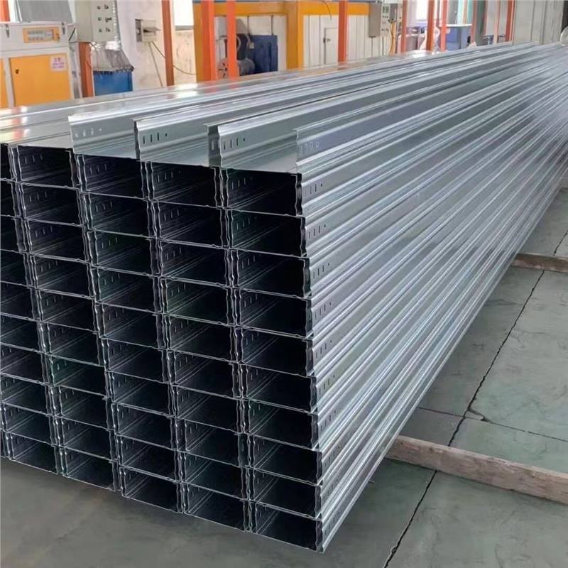 江西吉安镀锌桥架金属线槽防火喷塑铝合金桥架热浸锌大跨距梯式不