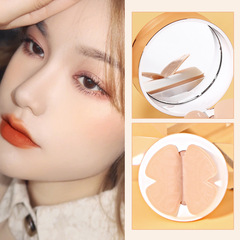 L-DA Brightening Butterfly BB Cream Cushion Foundation Puff Pre-Shadow Powder that Doesn't Cake, Conceals, Hydrates, and Applies Makeup