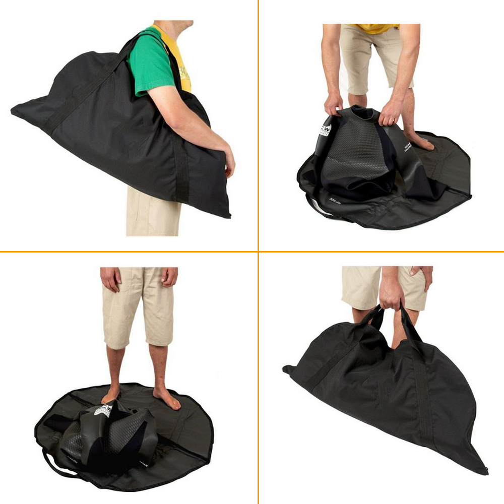 亚马逊便携沙滩更衣垫泳衣潜水衣收纳袋户外海滩冲浪换衣垫地垫