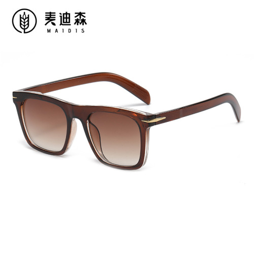 Jet 5077 European and American foreign trade square frame anti-blue light glasses cross-border modern sunglasses European and American gradient sunglasses
