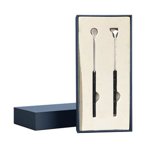 Brass incense tool two-piece set incense spoon incense shovel incense seal tool entry-level novice suit incense burner aromatherapy training