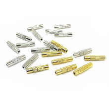 保色电镀DIY饰品配件螺丝扣 项链手链扣空心串珠配件穿串珍珠扣