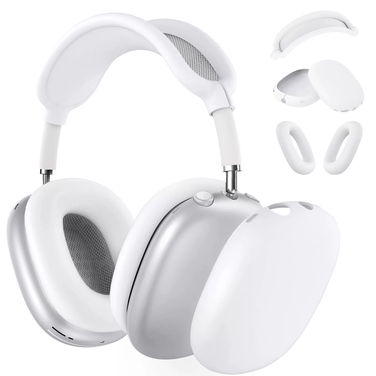 Xihop силиконовый чехол для AirPods Max — 360° защита от падения, совместим с Apple, множество цветов