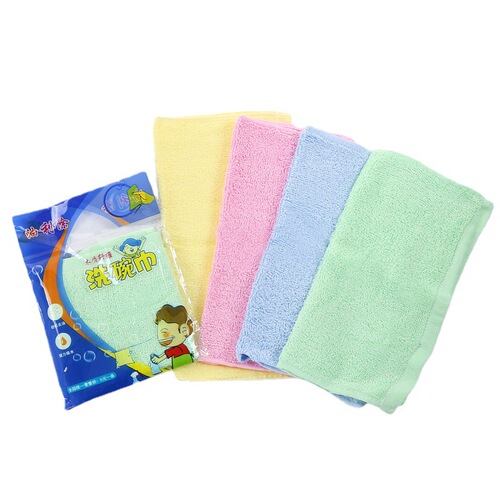 Oily removal wiping cloth wholesale kitchen cleaning lazy dishwasher towels wood pulp cotton home use water absorbing daily use scouring cloths