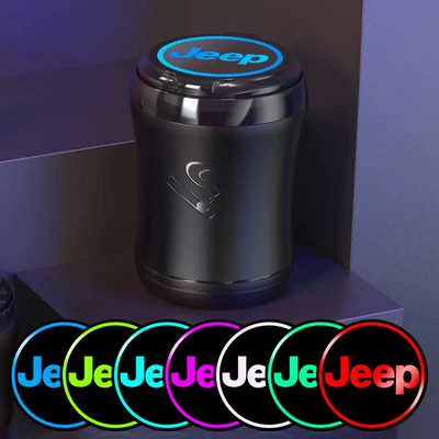 Car ashtray | with Touch-Controlled Seven-Color Led Ambient - jeep