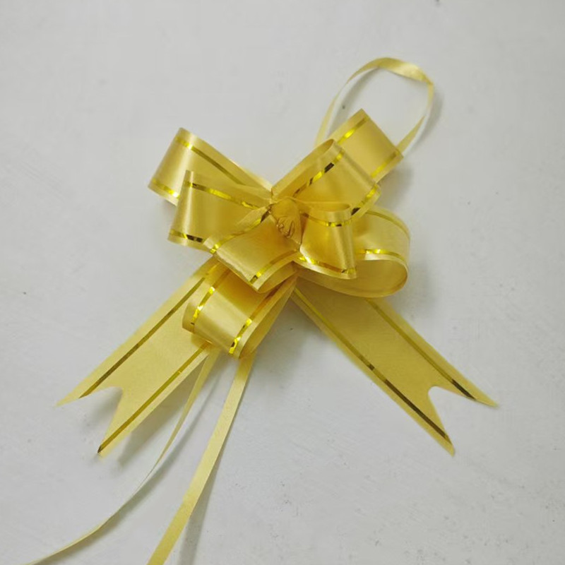 N ° 18 flor tirada a mano regalo de Navidad embalaje corbata flor decoración de la boda vacaciones cinta tirar flor fábrica al por mayor