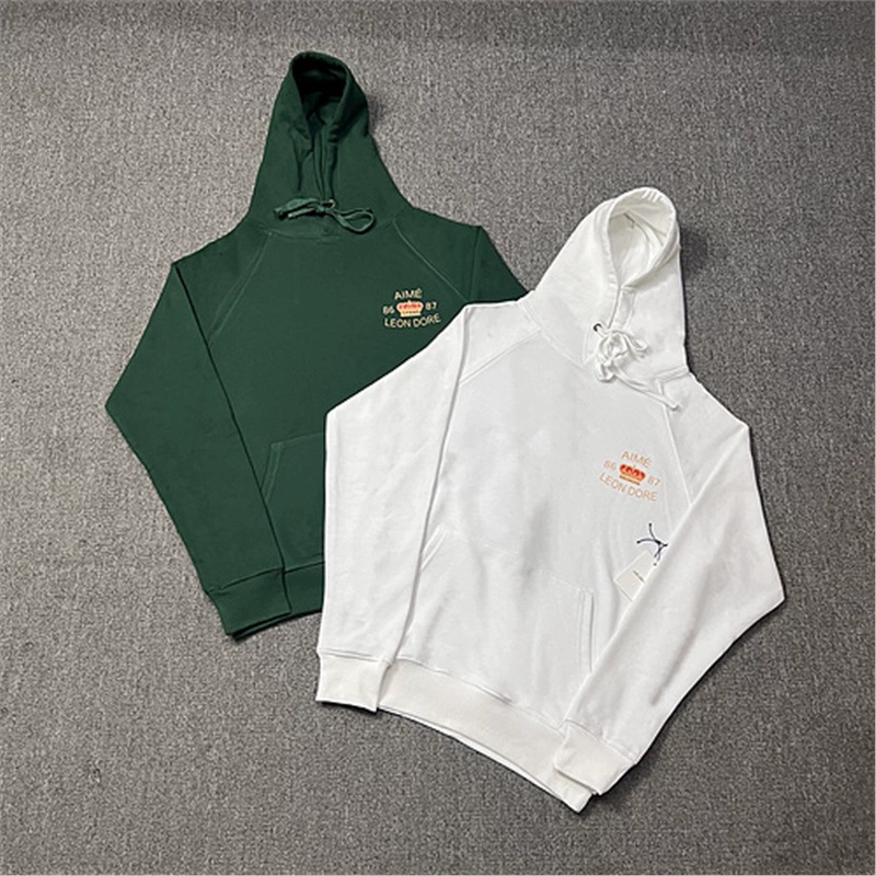 Aime leon dore ALD Корона с ретро-принтом рукава Aime leon dore свиток