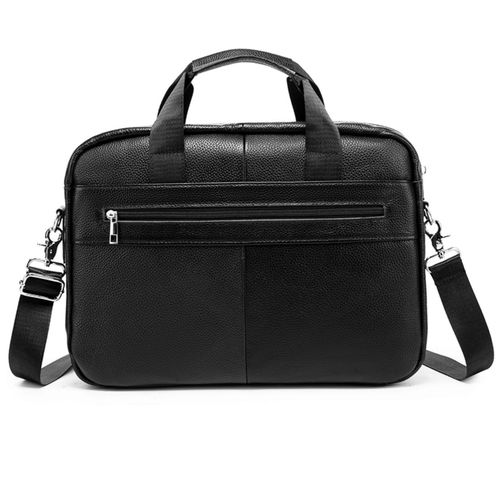 Genuine leather men's business portable briefcase conference office handbag large capacity computer bag shoulder bag crossbody bag