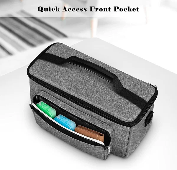 Household Respiratory Storage Bag Travel Portable Bag Shoulder Handbag CPAP Equipment and Supplies Storage with Shoulder Strap