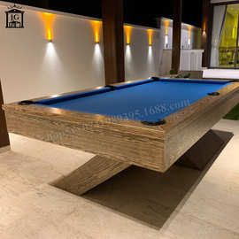 厂直销多功能二合一台球桌家用餐桌式实木球桌大人室内娱乐台球桌