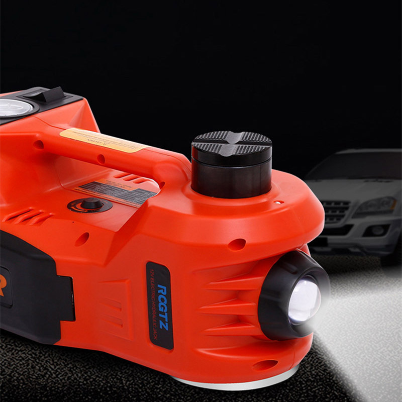 5-ton electric hydraulic 0kg 12V multi-functional car tire changing tool with inflatable lighting emergency toolbox