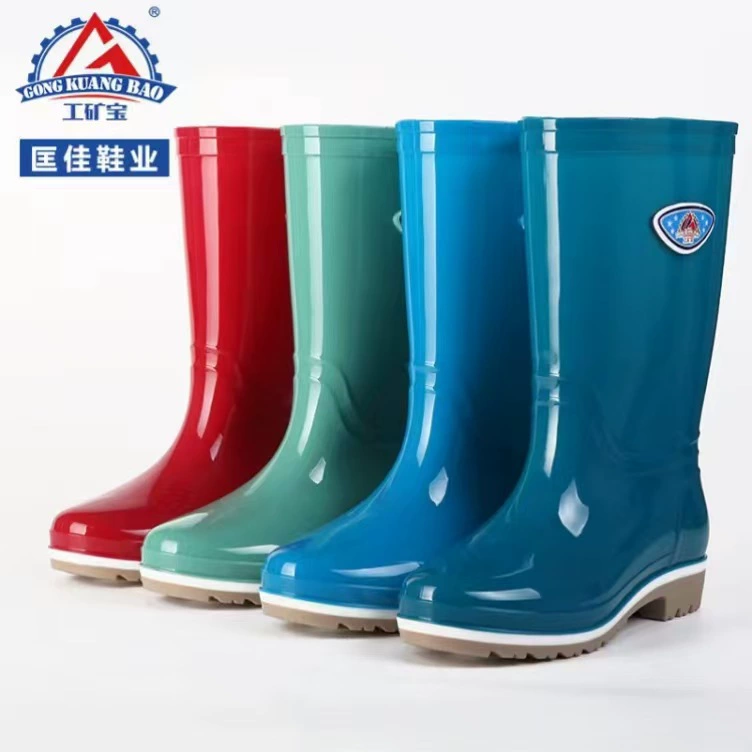 Gong Minbao 288 женская средняя трубка дождевая обувь на кухне строительная площадка дождевые сапоги обувь водное орошение нескользкая и износостойкая резиновая обувь дождевая обувь