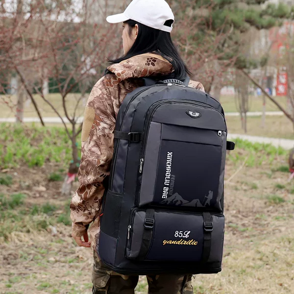 Cross-border exclusive for large capacity 85 liters travel backpack men's waterproof outdoor mountaineering bag leisure luggage bag wholesale