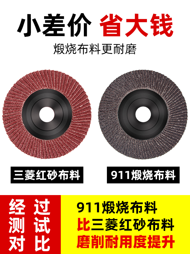 ✅百叶轮打磨片角磨机百叶片磨光片抛光片金属不锈钢沙轮千叶砂轮