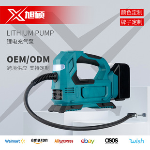 Manufacturer Wholesale Rechargeable Air Pump Lithium Battery Tire Pressure Display Air Pump with Stable Performance