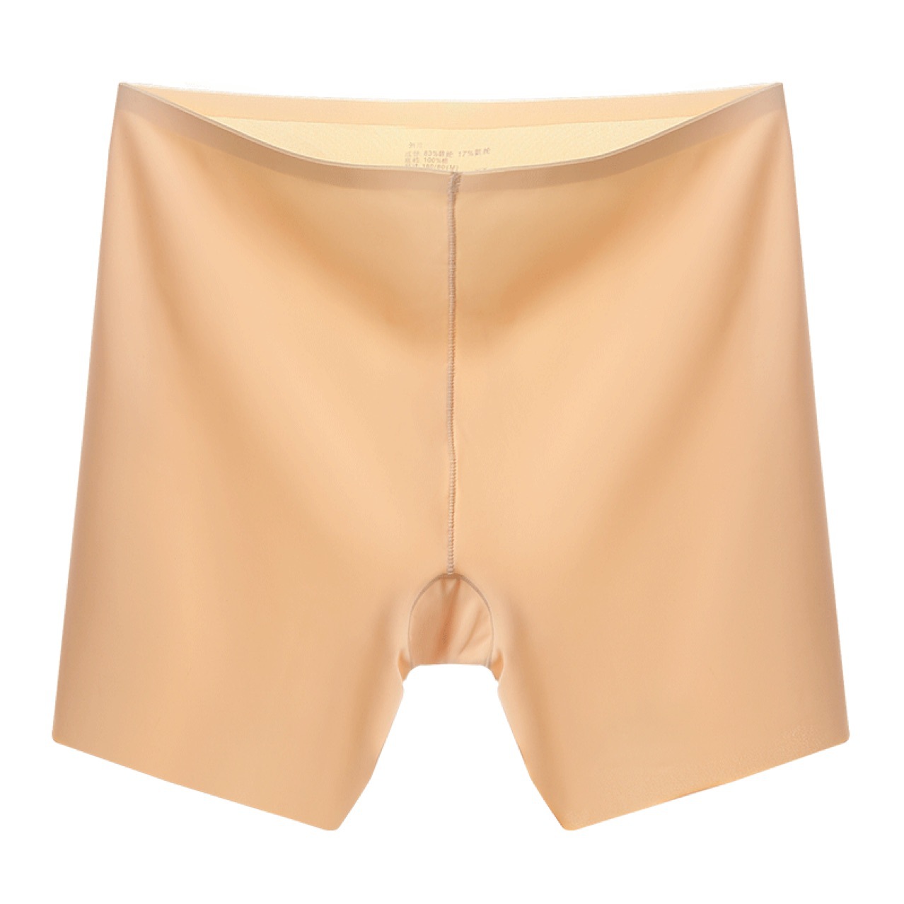 Leggings de hielo, pantalones de seguridad, cintura alta, abdomen sin marca, nuevos pantalones cortos 3 - en - 1 de moda, sin bordes.