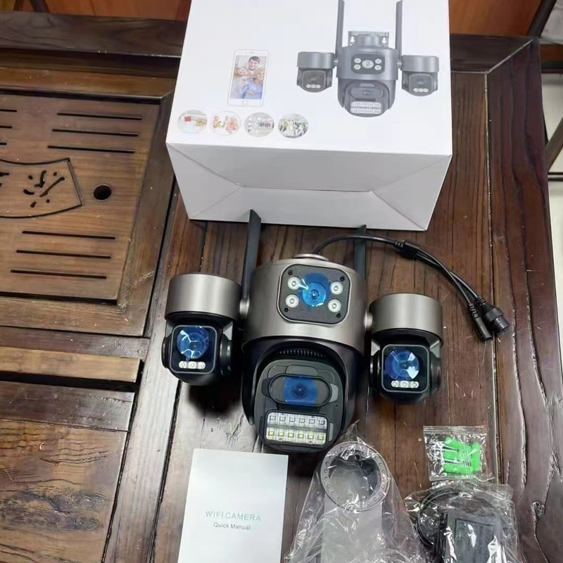 ICSEE 3メッシュ 4メッシュ ガンボール 12MP 監視カメラ 家庭用 屋外 360度 死角なし デュアルカメラ Xiongmai|undefined