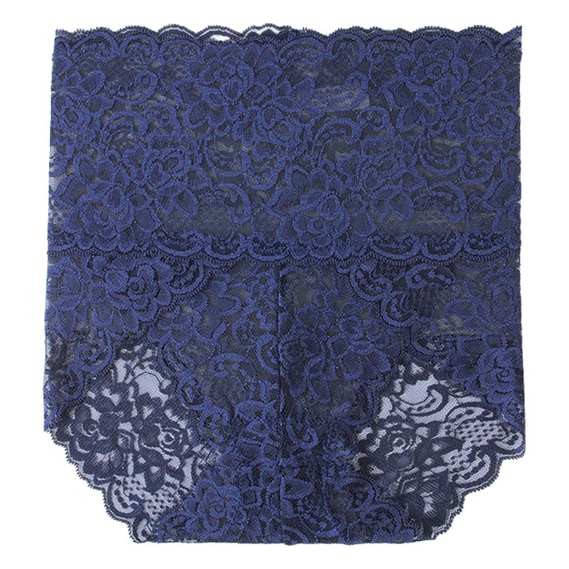 Export foreign trade high waist lace underwear women's sexy seamless transparent plus size hip lifting belly contracting cotton crotch women's underwear