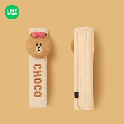Cute Cartoon Seatbelt Doll – Seat belt shoulder pad - choco-style-single-plush