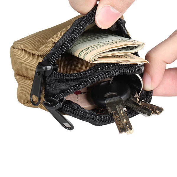 Manba Outdoor Tactical Small Waist Bag Camouflage Coin Purse Mini Coin Pouch Change Holder