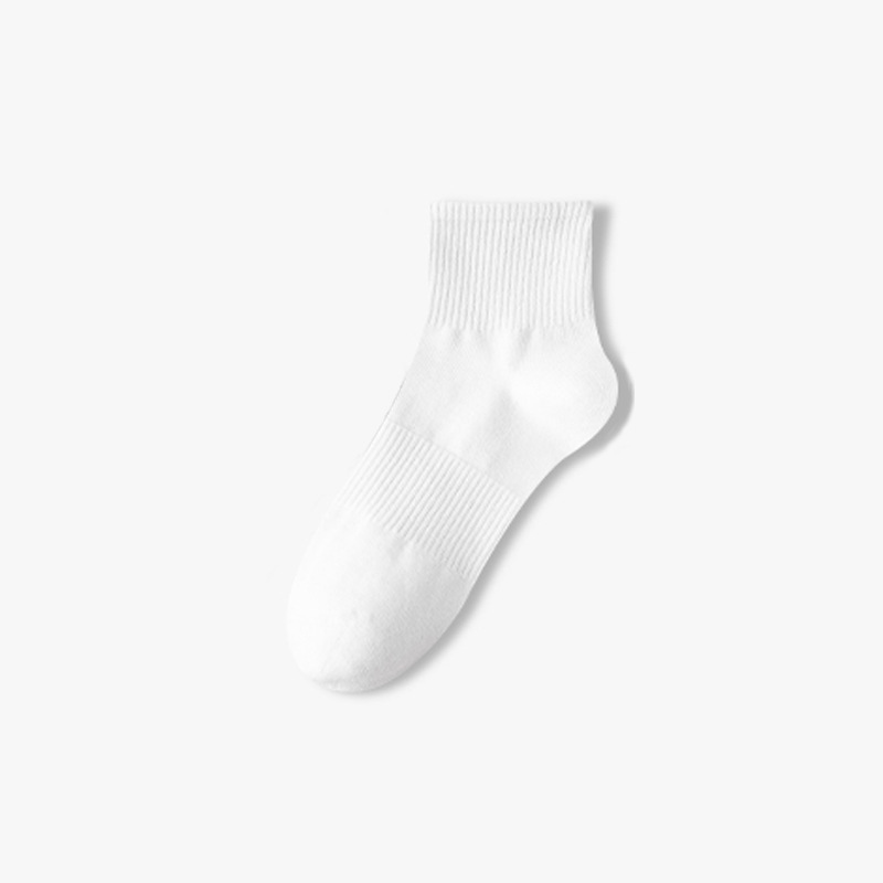 Zhuji ソックス、男性と女性用、ミッドカーフソックス、夏用薄手ボートソックス、浅い口の脱落しないソックス、スポーツロングコットンソックス|undefined