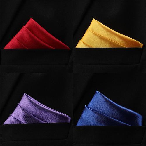 Men's suit pocket scarf, wedding banquet dress, chest scarf, business formal wear, British Korean style handkerchief, trendy handkerchief