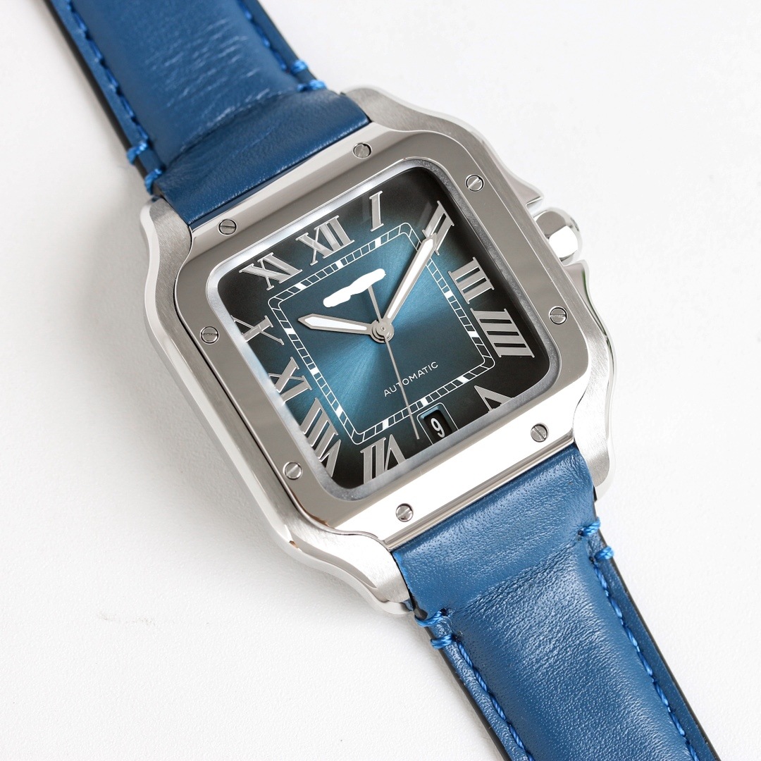 Fábrica transfronteriza af kajiashan dushi relojes de pareja mecánicos totalmente automáticos relojes de acero fino aguja azul a la parrilla comercio exterior al por mayor