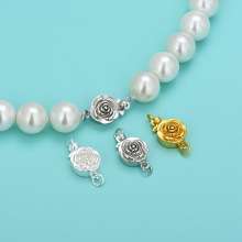 S925���y�߼���õ�廨���^ �ֹ�diy��� �������B����β��Ƭ��