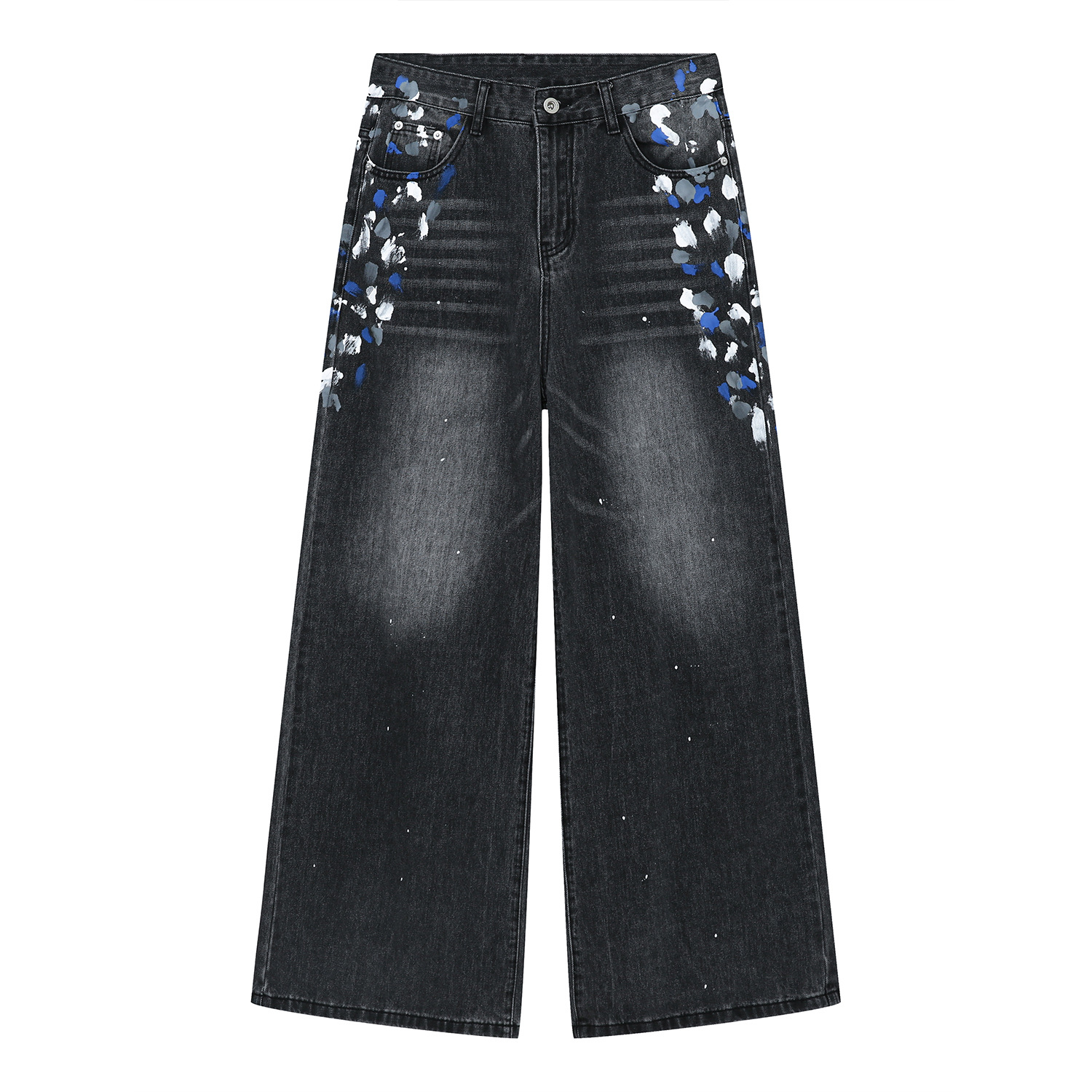 Mtlclothes ropa de Hombre | 2023 otoño diseño sentido nicho High Street hip hop pintura graffiti lavado jeans