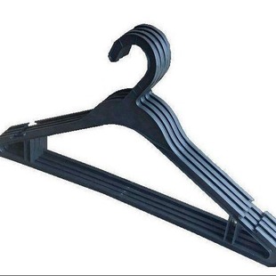 Clothing Drying Hanger Clothing Store Dry Cleaning Shop Black Simple Cheap Practical Plastic Hanger Hotel Disposable Hanger