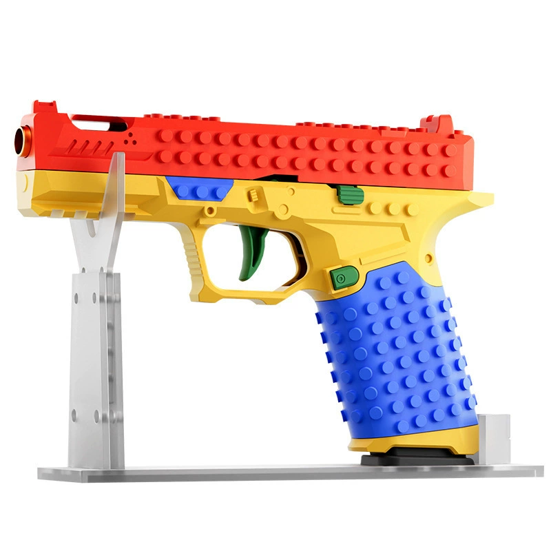 Glock, constructor, soft bullet, shotgun, mechanical toy gun, (Cross-border trading), 17 cells, automatic shooting
