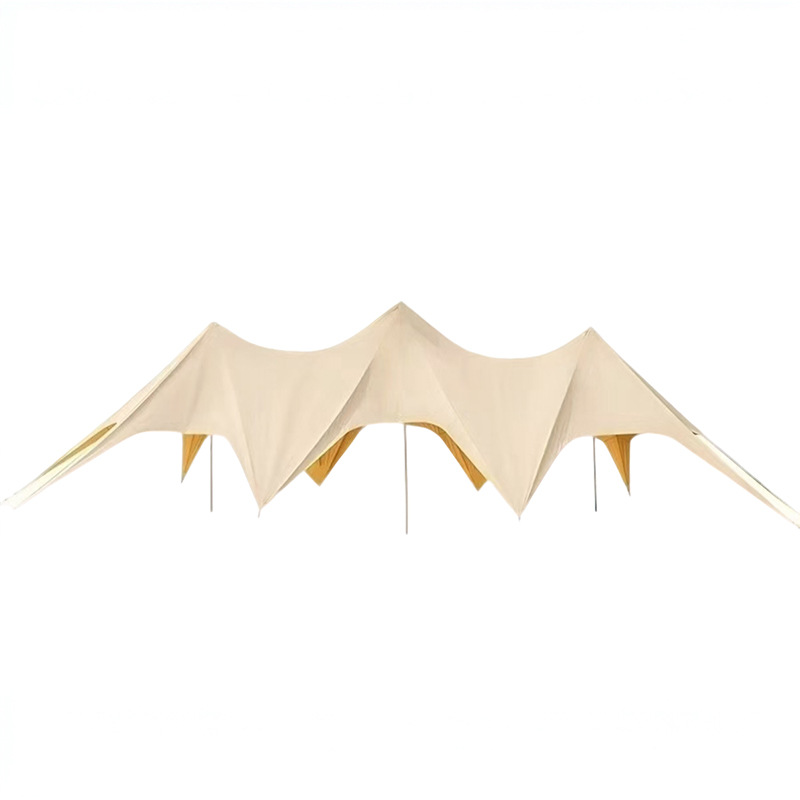 Campamento especial de fábrica de venta directa gran sombra solar a prueba de lluvia tienda de techo tres picos Wanchongshan doble pico un solo pico