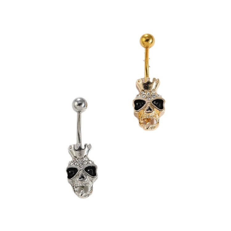 Fashionable belly button piercing, jewelry, 1 pieces, punk style